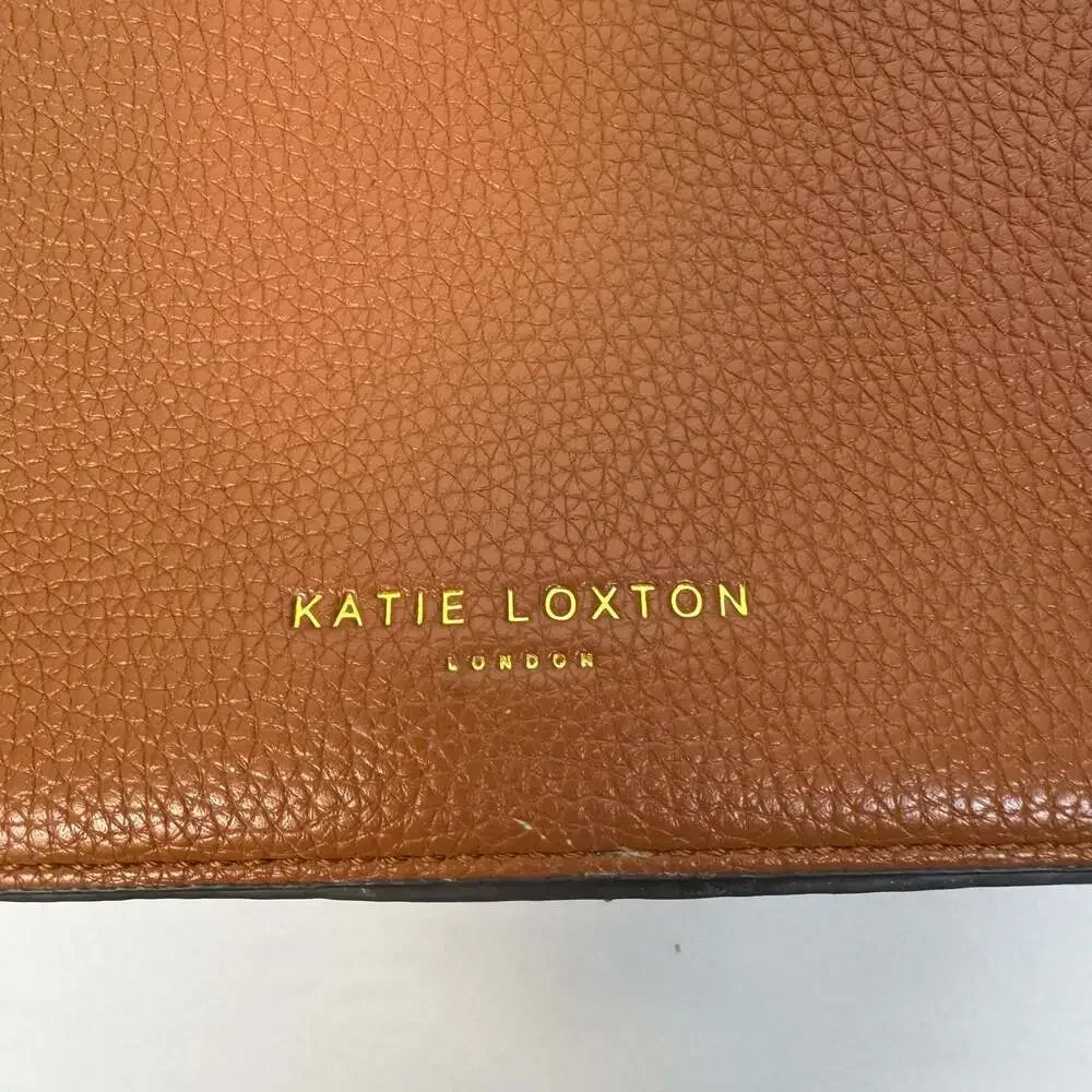 Katie Loxton London Crossbody in Cognac Brown Vegan Leather - Picture 2 of 8